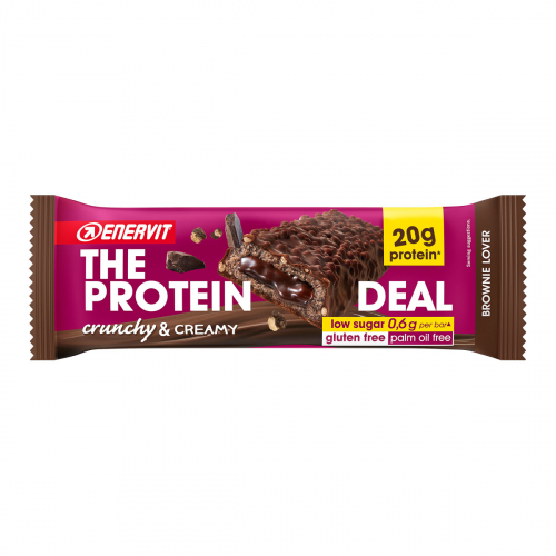 ENERVIT Sport Protein Deal Crunchy & Creamy Brownie 55g i gruppen ENERGITILLSKOTT hos Sävedalens Cykel - 1956 (1002260)