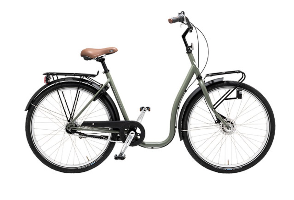 Skeppshult Dela 47cm 7-v Oliv Matt i gruppen CYKLAR / STANDARDCYKLAR hos Sävedalens Cykel - 1956 (2606-0741-2503-66)