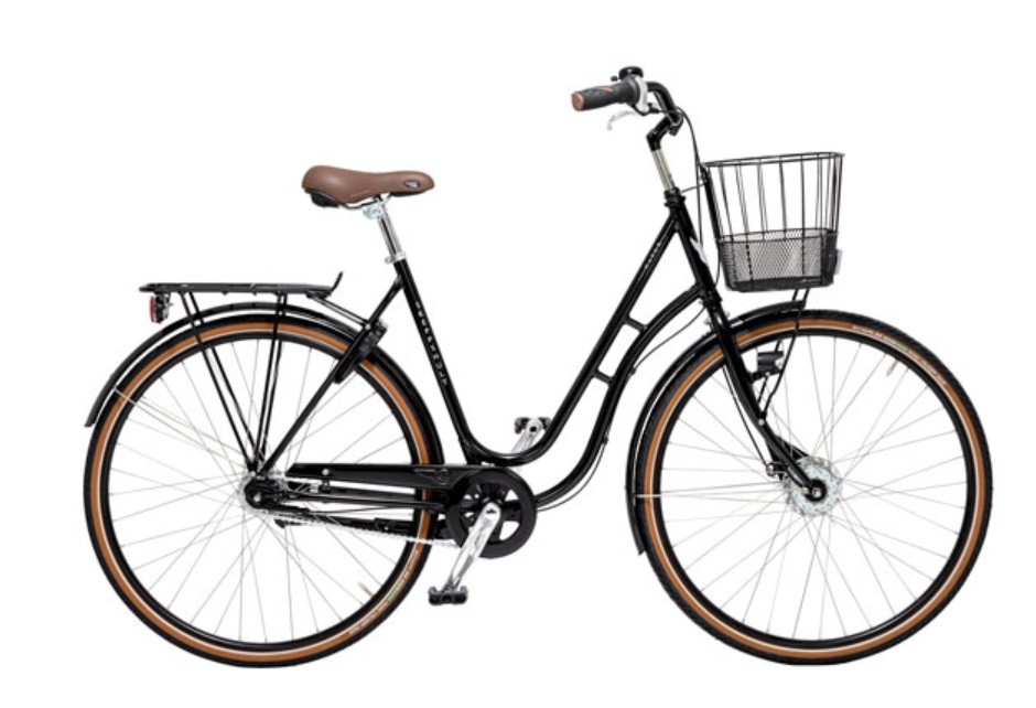 Skeppshult Natur 54cm 7-v Spegelsvart i gruppen CYKLAR / STANDARDCYKLAR hos Sävedalens Cykel - 1956 (2806-0701-2507-70)